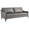 Modway Corland Upholstered Leather, Sofa, Gray