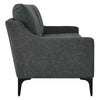 Modway Corland Upholstered Fabric Sofa Charcoal MDY-EEI-6019-CHA