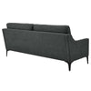 Modway Corland Upholstered Fabric Sofa Charcoal MDY-EEI-6019-CHA