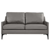 Corland Leather Loveseat - No Shipping Charges MDY-EEI-6020-BRN