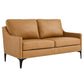 Corland Leather Loveseat - No Shipping Charges