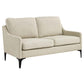 Corland Upholstered Fabric Loveseat - No Shipping Charges MDY-EEI-6021-BEI