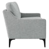 Modway Corland Upholstered Fabric Loveseat Light Gray MDY-EEI-6021-LGR