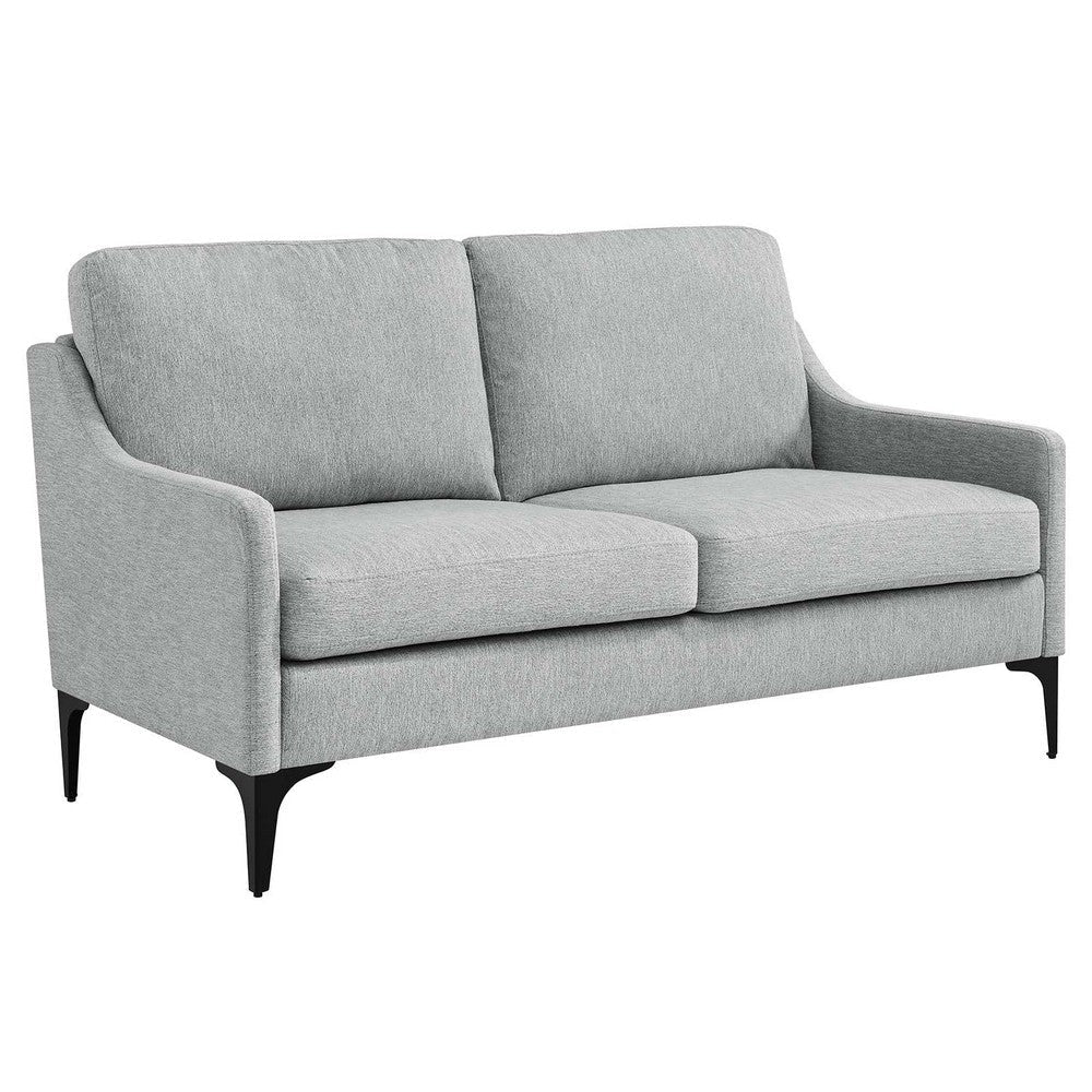 Corland Upholstered Fabric Loveseat - No Shipping Charges