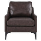 Corland Leather Armchair - No Shipping Charges MDY-EEI-6022-BRN