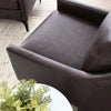 Corland Leather Armchair - No Shipping Charges MDY-EEI-6022-BRN