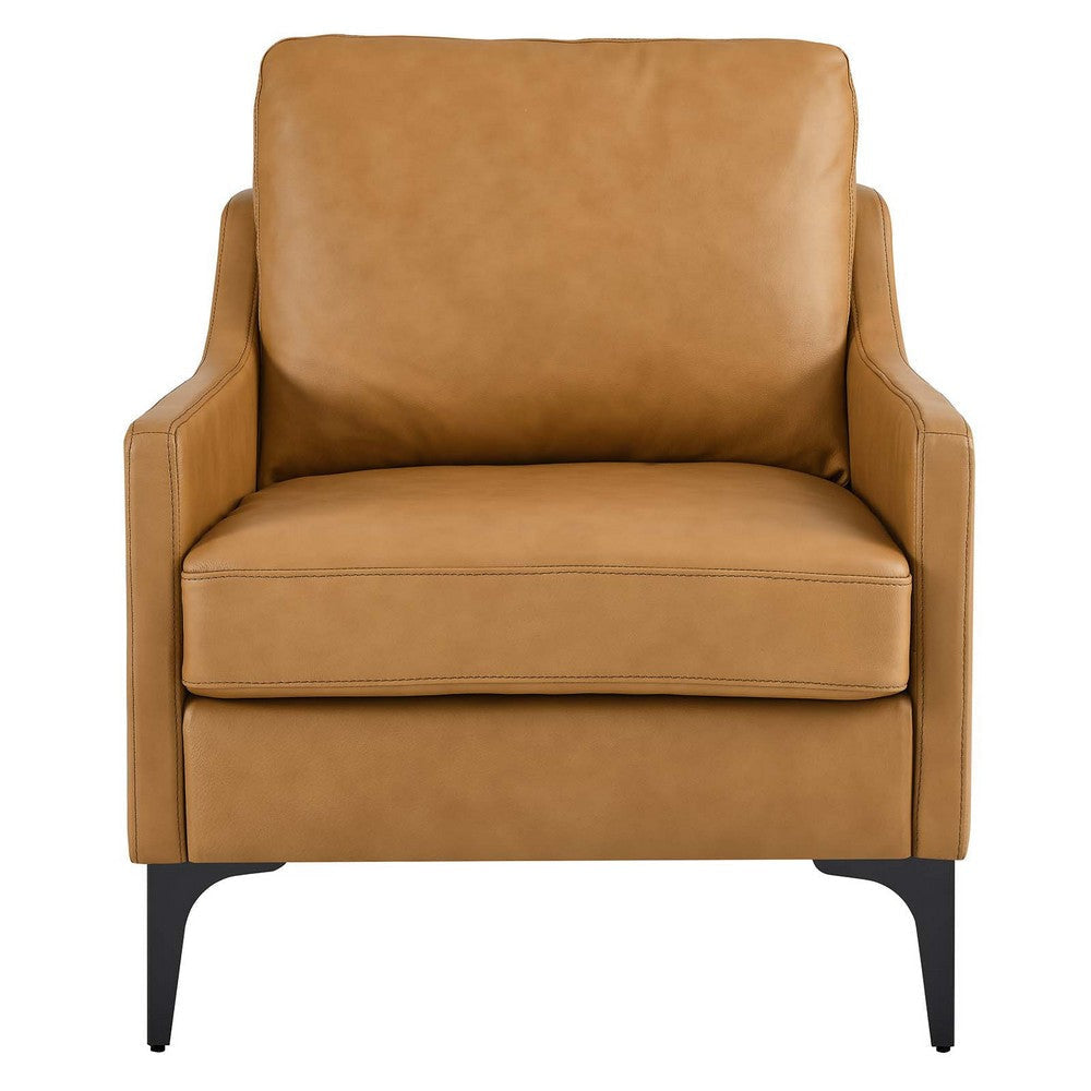 Corland Leather Armchair - No Shipping Charges MDY-EEI-6022-TAN