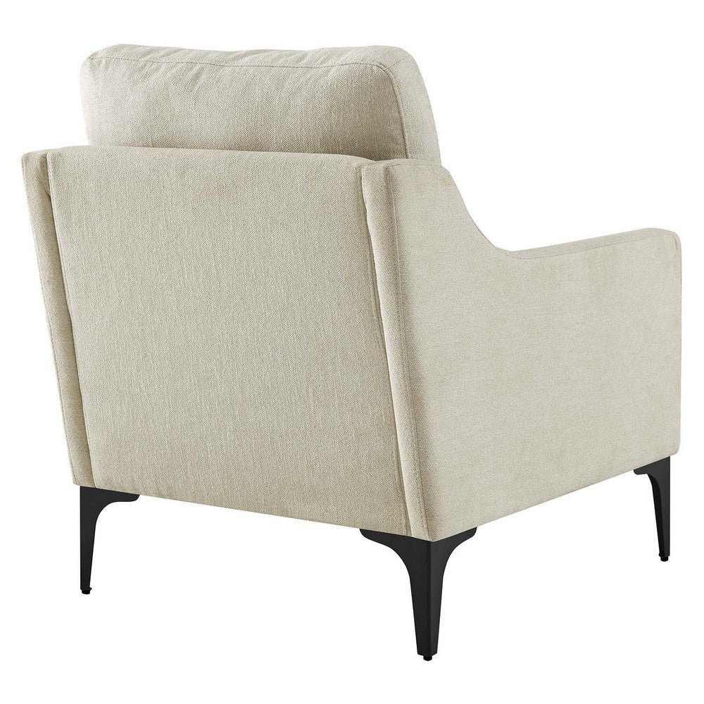 Corland Upholstered Fabric Armchair - No Shipping Charges MDY-EEI-6023-BEI