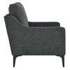 Modway Corland Upholstered Fabric Armchair Charcoal MDY-EEI-6023-CHA