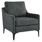 Modway Corland Upholstered Fabric, Armchair, Charcoal