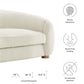 Modway Abundant Boucle Upholstered Fabric Sofa Ivory MDY-EEI-6024-IVO