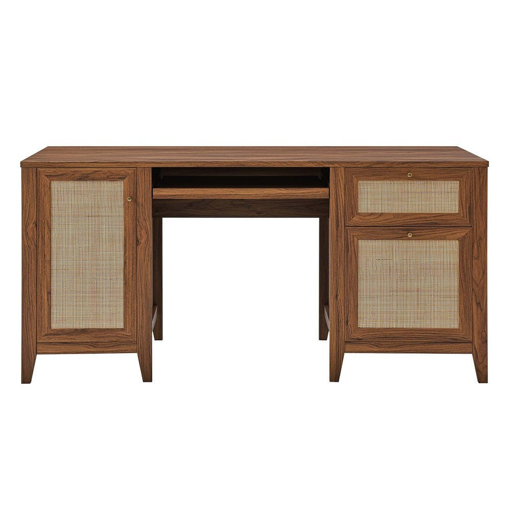 Modway Soma Desk Walnut MDY-EEI-6117-WAL