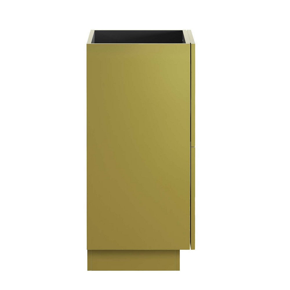 Modway Quantum Modern 18’’ Bathroom Vanity in Gold-Sink Basin Not Included MDY-EEI-6131-GLD