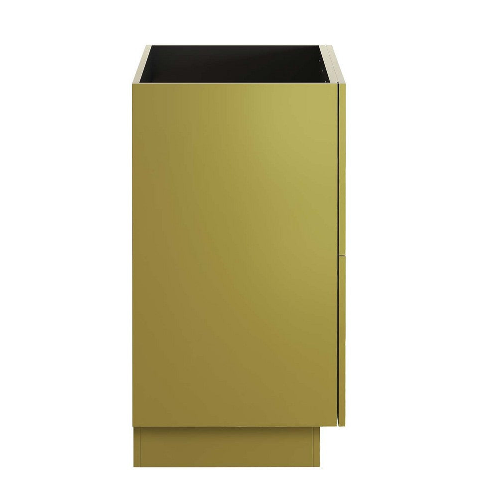 Modway Quantum Modern 30’’ Bathroom Vanity in Gold-Sink Basin Not Included MDY-EEI-6133-GLD