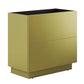 Modway Quantum Modern 36" Bathroom Vanity in Gold-Sink Basin Not Included