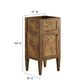 Modway Elysian 18’’ Burl Wood Bathroom Vanity Cabinet in Brown-Sink Basin Not Included MDY-EEI-6136-BRN