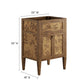 Modway Elysian 24’’ Burl Wood Bathroom Vanity Cabinet in Brown-Sink Basin Not Included MDY-EEI-6137-BRN