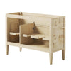 Modway Elysian 48’’ Single or Double Compatible Bathroom Vanity Cabinet in Burl-Sink Basin Not Included MDY-EEI-6140-BUR