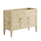 Modway Elysian 48" Single or Double Compatible Bathroom Vanity Cabinet in Burl-Sink Basin Not Included