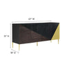 Modway Alchemist Modern Geometric Accent Cabinet Sideboard in Black Gold with Spacious Storage 18 MDY-EEI-6147-BLK-GLD