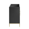 Awaken 48’ Double or Single Sink Compatible (Not Included) Bathroom Vanity Cabinet - No Shipping Charges MDY-EEI-6163-BLK