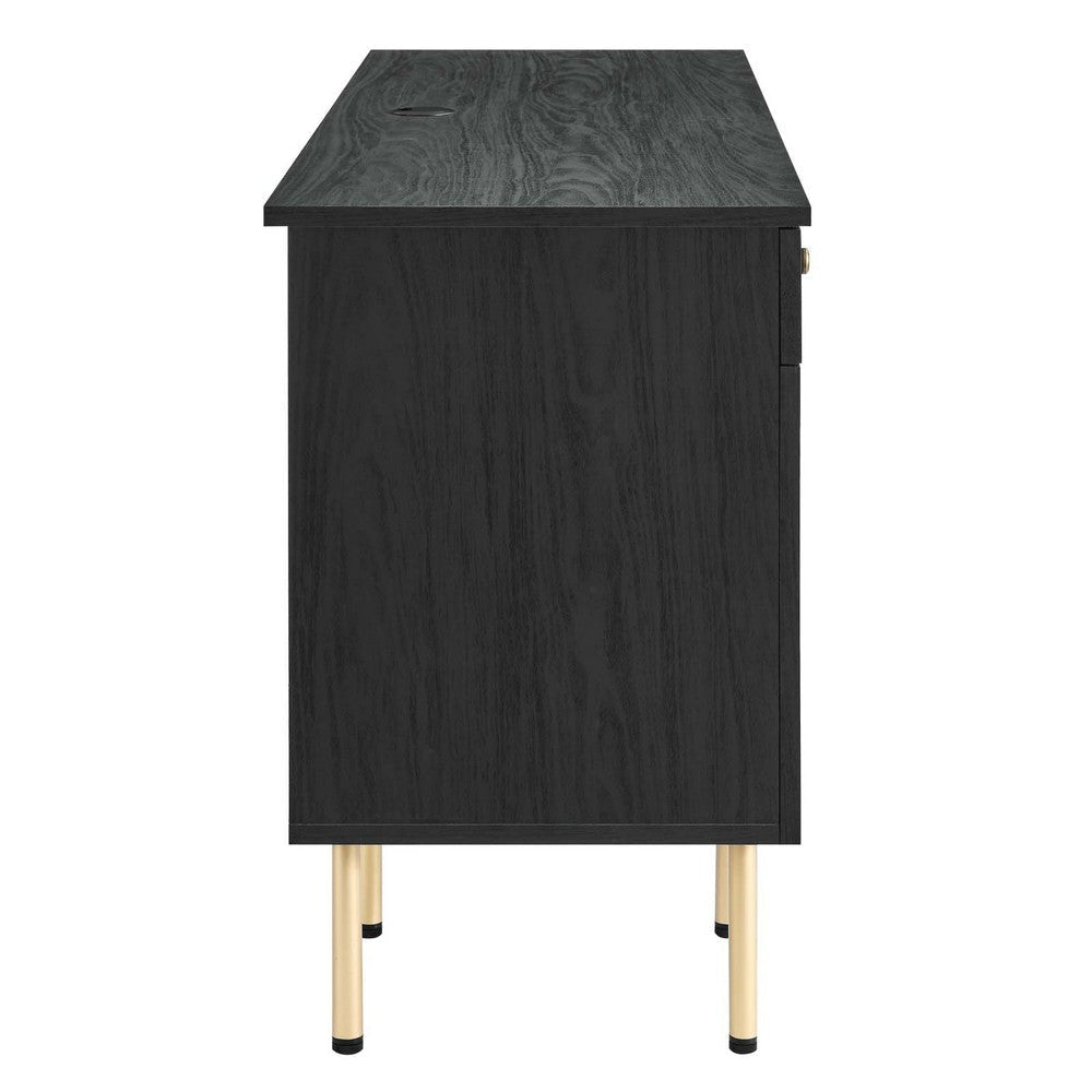 Chaucer Office Desk - No Shipping Charges MDY-EEI-6199-BLK