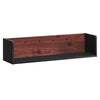 Modway EEI-6208-BLK-CHE Kinetic Wall-Mount Shelf, Black Cherry