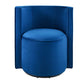 Della Performance Velvet Fabric Swivel Chair - No Shipping Charges MDY-EEI-6222-NAV