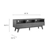 Render 60’ TV Stand - No Shipping Charges MDY-EEI-6228-CHA