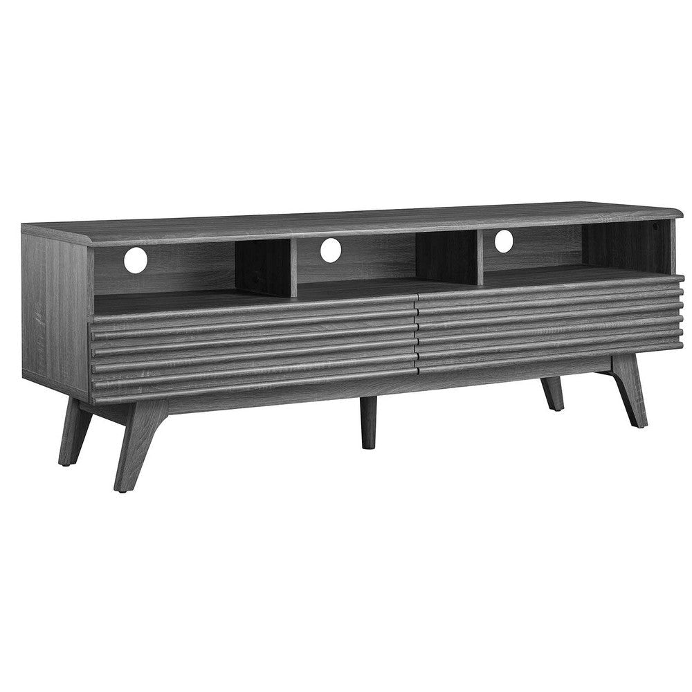 Modway Render Entertainment-Stands, 60 Inch, Charcoal