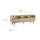 Render 60’ TV Stand - No Shipping Charges MDY-EEI-6228-OAK