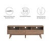 Modway Render Entertainment-Stands 60 Inch Walnut MDY-EEI-6228-WAL