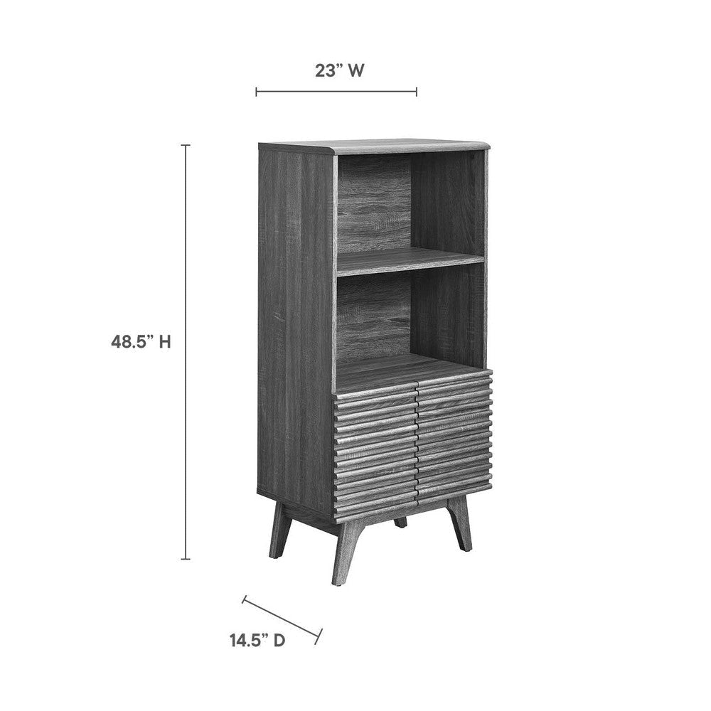 Render Display Cabinet Bookshelf - No Shipping Charges MDY-EEI-6229-CHA