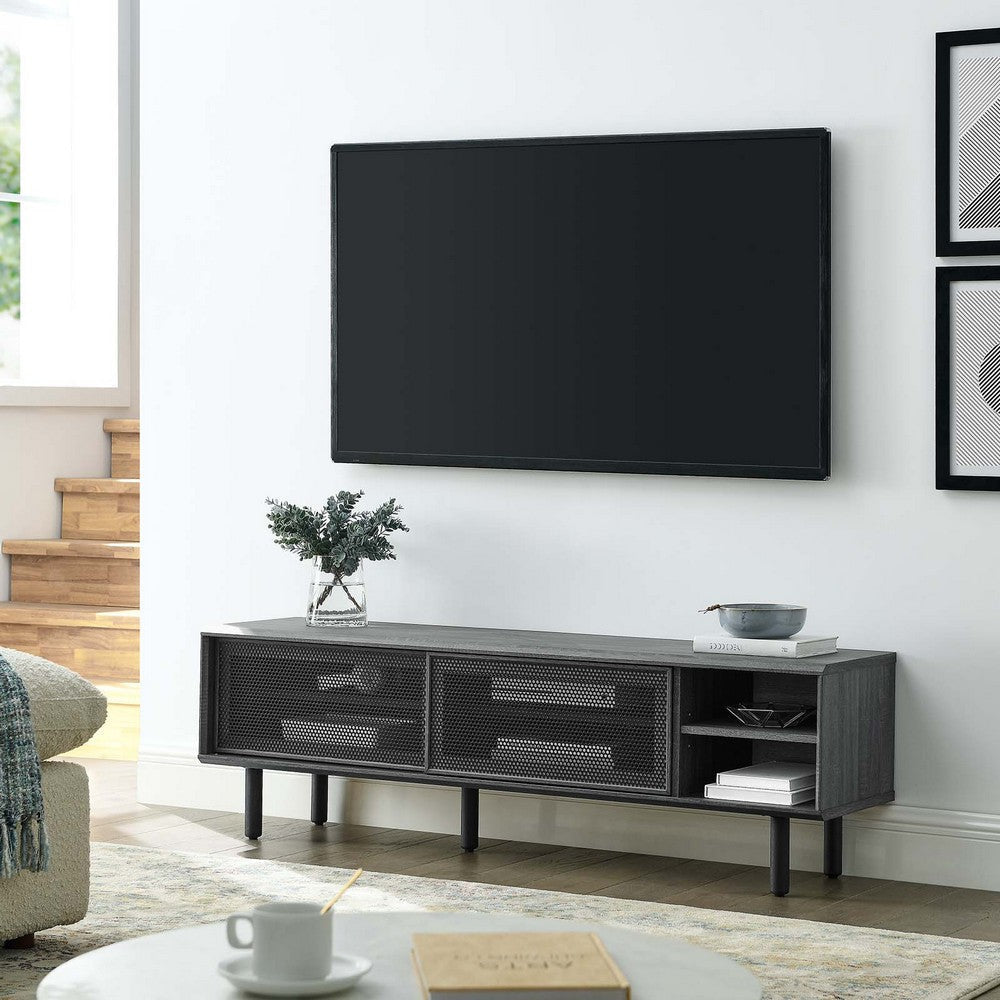 Modway Kurtis, 60" TV Stand, Charcoal