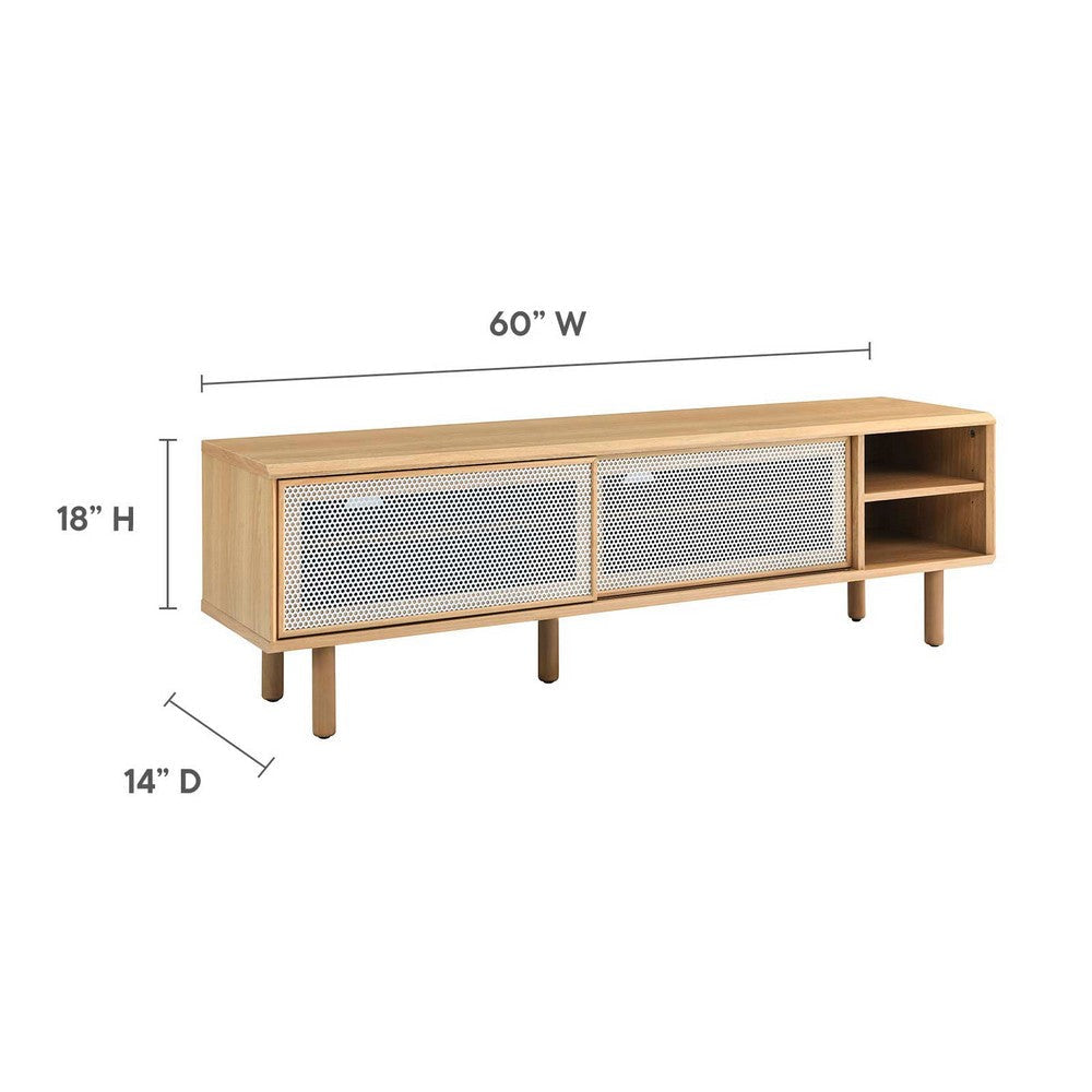 Kurtis 60’ TV Stand - No Shipping Charges MDY-EEI-6234-CHA