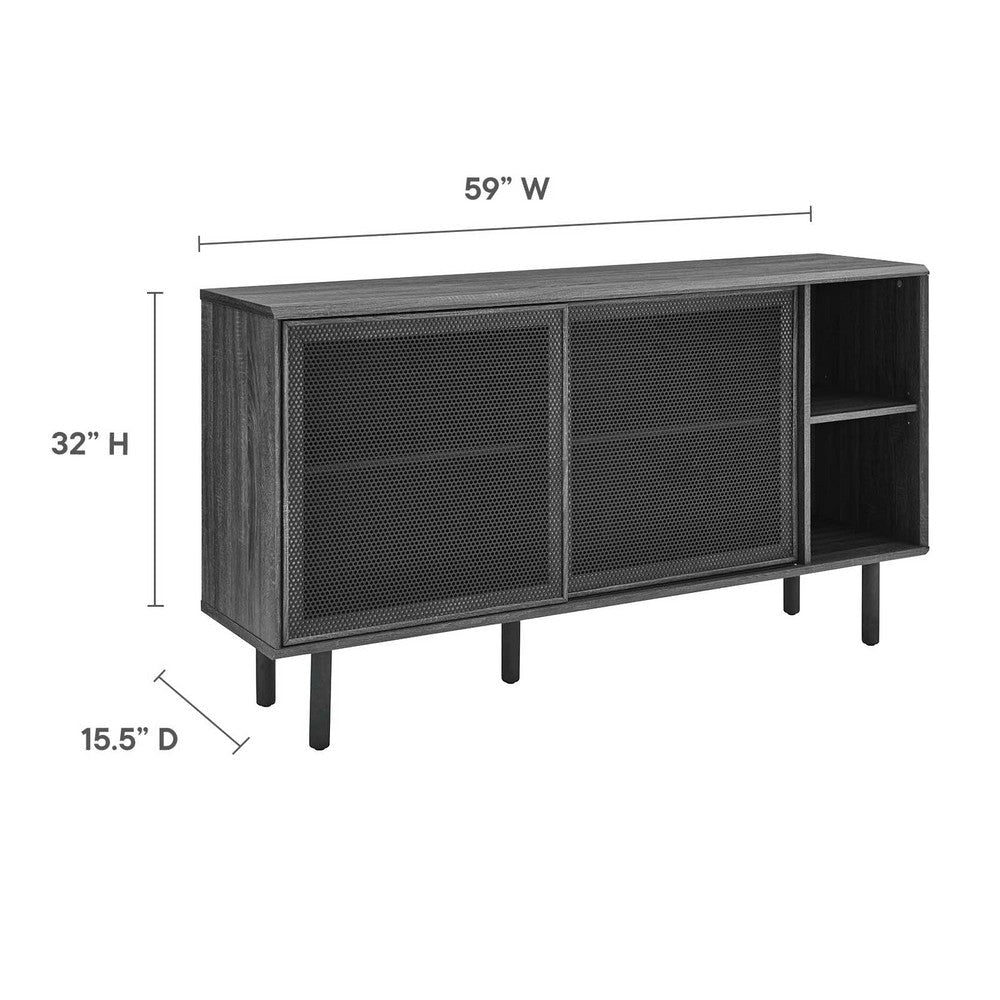 Modway Kurtis Sideboard Charcoal MDY-EEI-6235-CHA