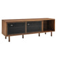 Modway Kurtis, TV and Record Stand, Walnut