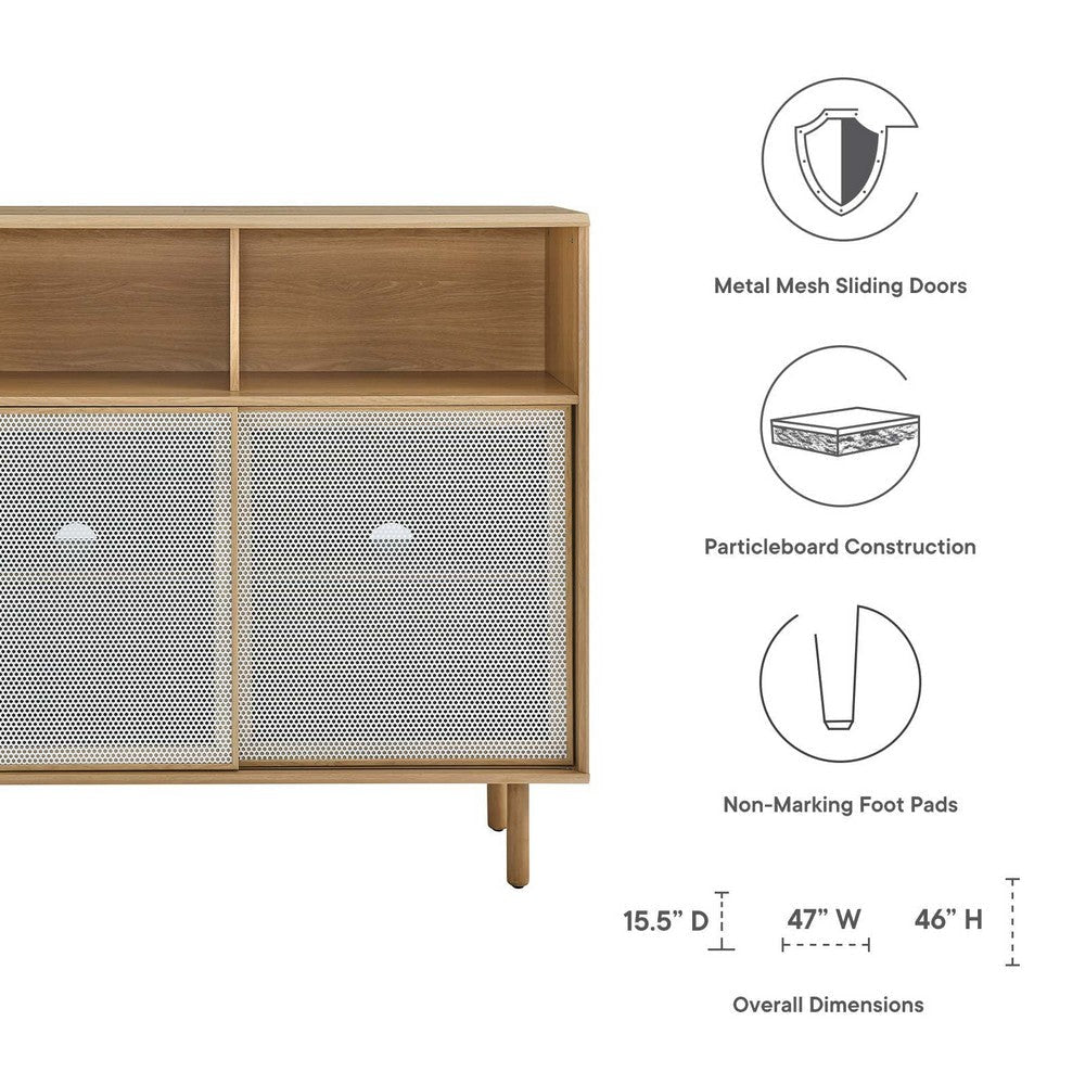 Modway Kurtis Display Cabinet Oak MDY-EEI-6237-OAK