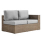 Convene Outdoor Patio Outdoor Patio Right-Arm Loveseat - No Shipping Charges MDY-EEI-6242-CAP-GRY