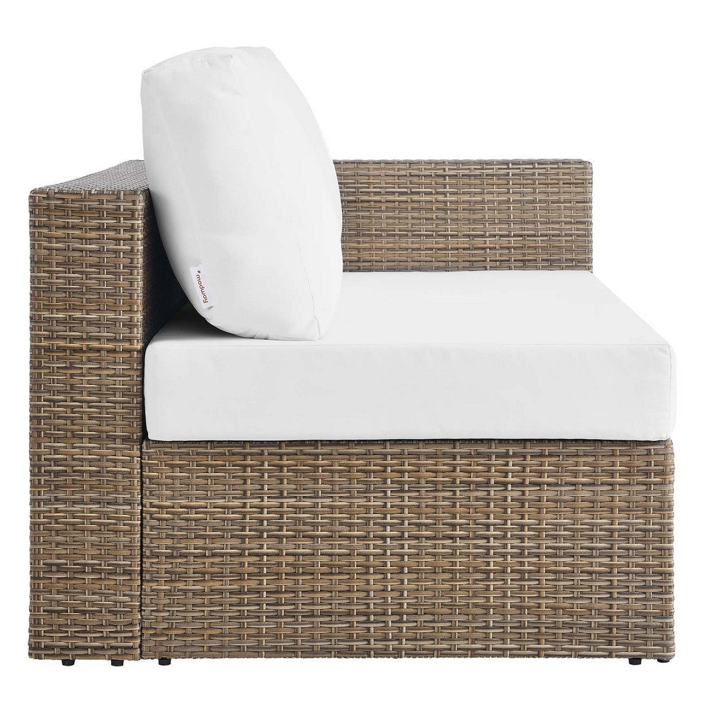 Convene Outdoor Patio Outdoor Patio Right-Arm Loveseat - No Shipping Charges MDY-EEI-6242-CAP-WHI