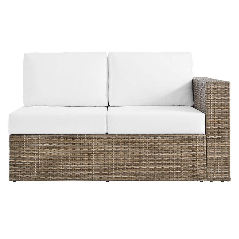 Convene Outdoor Patio Outdoor Patio Right-Arm Loveseat - No Shipping Charges MDY-EEI-6242-CAP-GRY