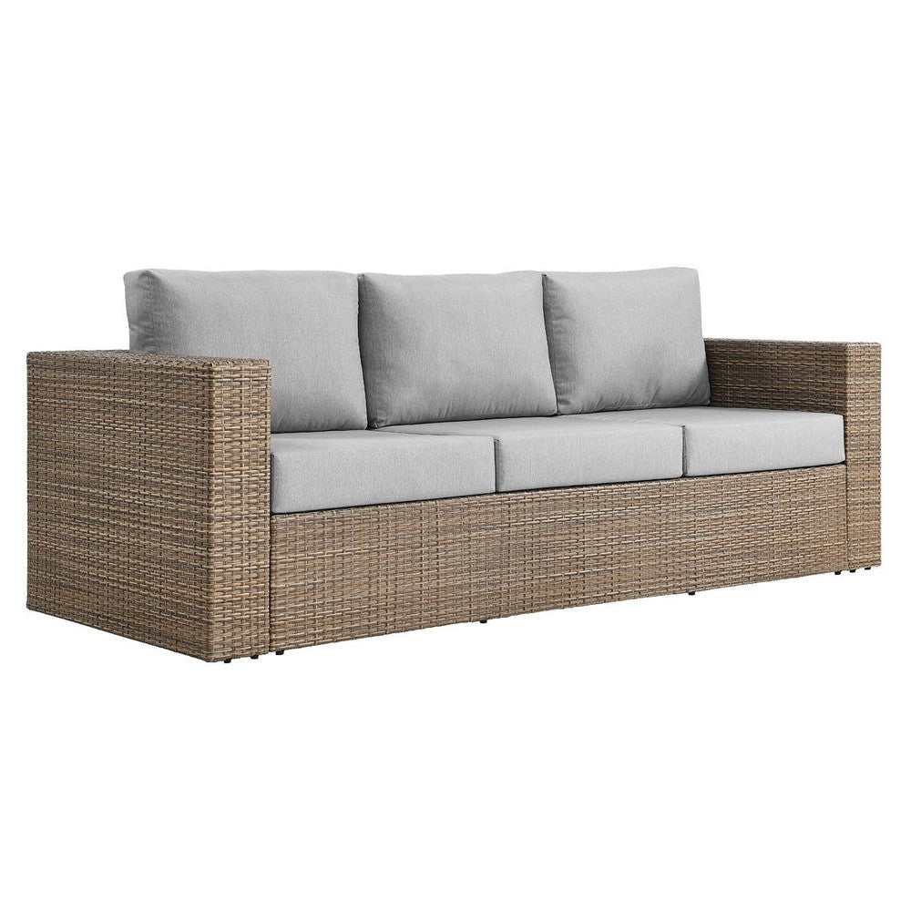 Modway Convene Sofas, Cappuccino Gray