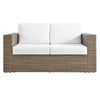 Convene Outdoor Patio Outdoor Patio Loveseat - No Shipping Charges MDY-EEI-6246-CAP-WHI