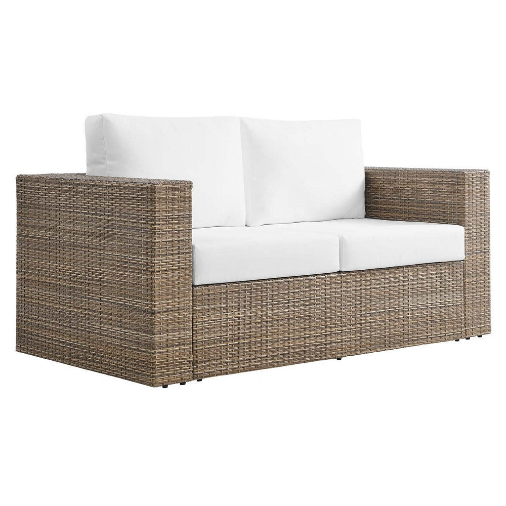 Convene Outdoor Patio Outdoor Patio Loveseat - No Shipping Charges MDY-EEI-6246-CAP-GRY