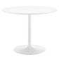 Modway EEI-6249-WHI-WHI Amuse 40" Dining Table, White White