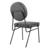 Craft Upholstered Fabric Dining Side Chairs - No Shipping Charges MDY-EEI-6253-BLK-CHA