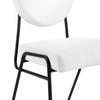 Craft Upholstered Fabric Dining Side Chairs - No Shipping Charges MDY-EEI-6253-BLK-CHA