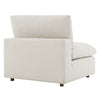 Modway Commix Modular Sofa Armless Chair Ivory Boucle MDY-EEI-6257-IVO