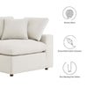 Modway Commix Modular Sofa Corner Chair Ivory Boucle MDY-EEI-6259-IVO