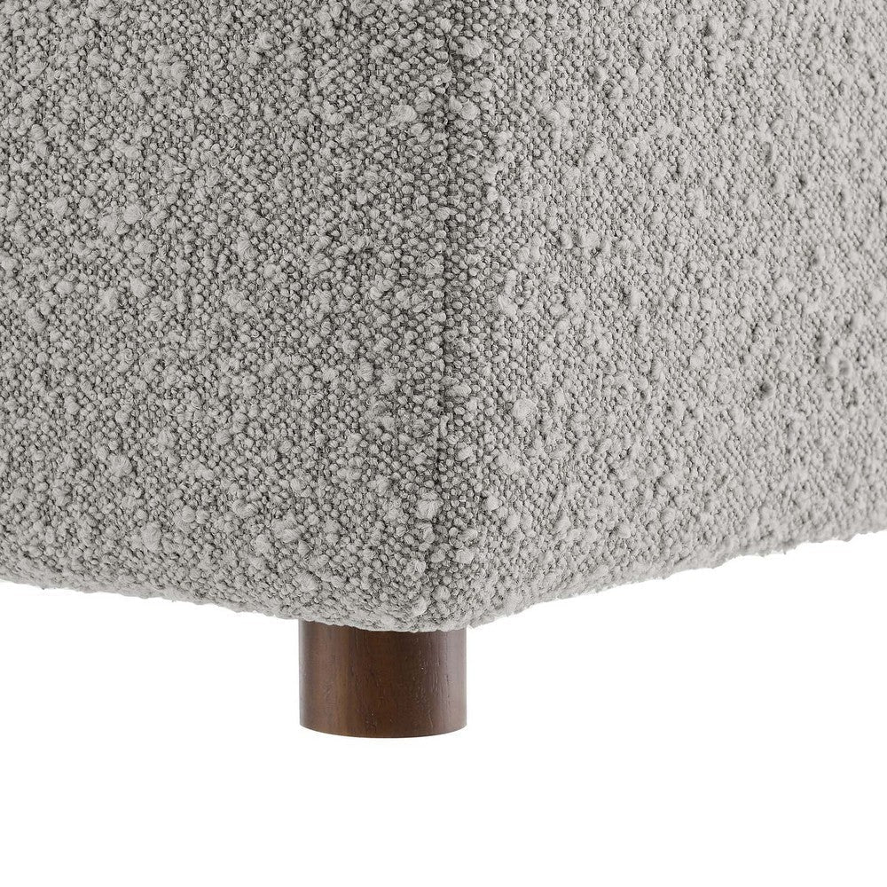 Modway Commix Modular Sofa Corner Chair Light Gray Boucle MDY-EEI-6259-LGR